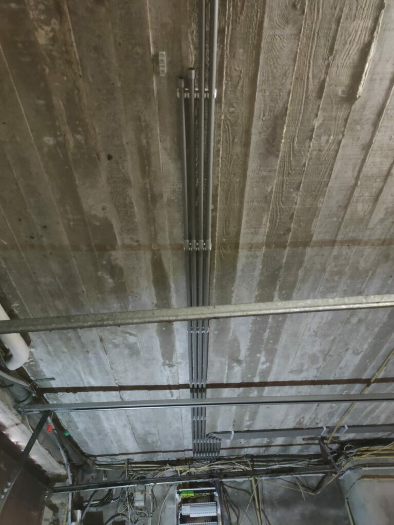 Tubage apparent