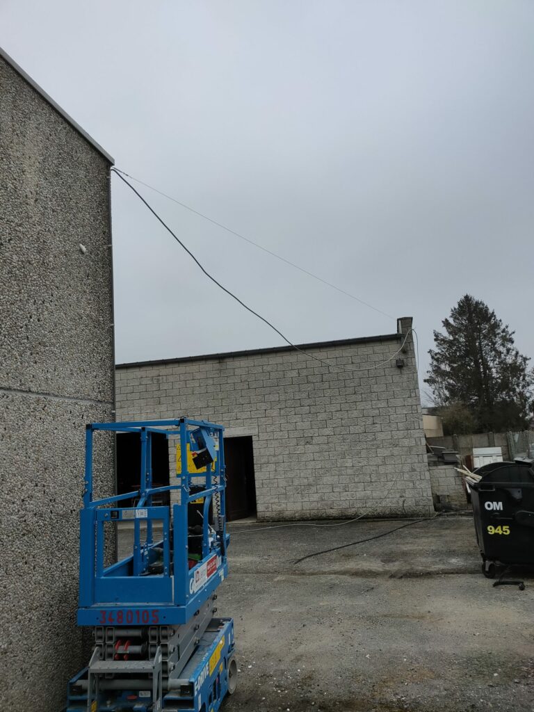 Câble en aérien