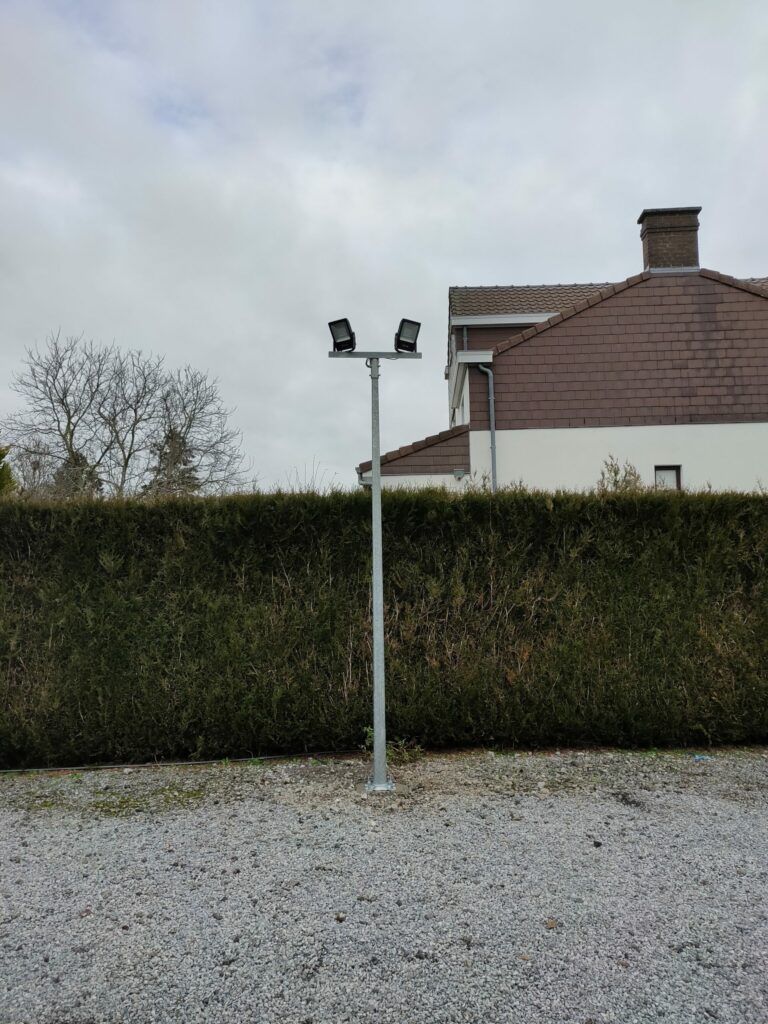 Eclairage d'un parking