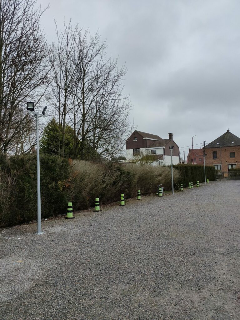 Eclairage d'un parking
