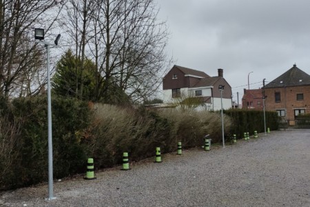 Eclairage d'un parking